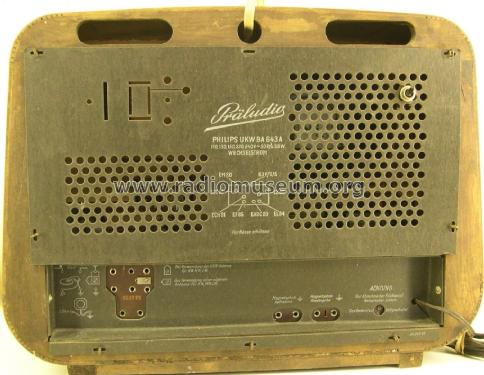 Präludio BA643A; Philips - Österreich (ID = 1807607) Radio