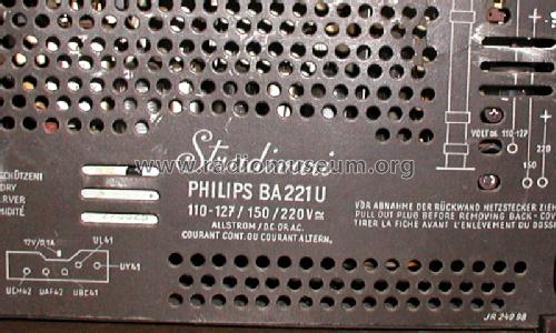 Stradivari BA221U; Philips - Österreich (ID = 1106254) Radio