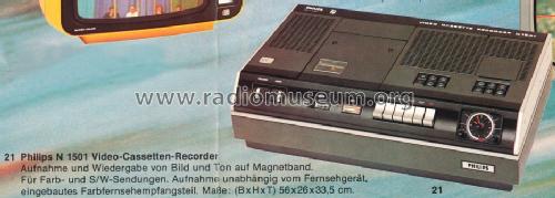 Video Cassette Recorder N1501 /00 /15 /19 /38 /43; Philips - Österreich (ID = 1268488) R-Player