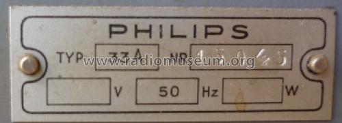 33A; Philips - Polskie (ID = 1281128) Radio