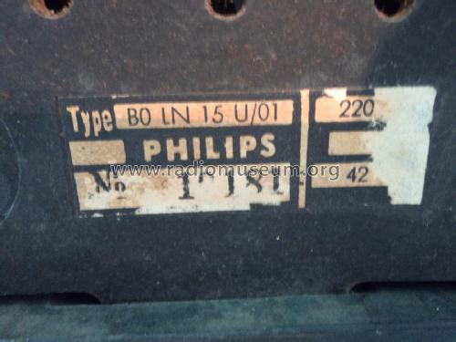 Philitina B0LN15U /01; Philips Portugal (ID = 1923162) Radio