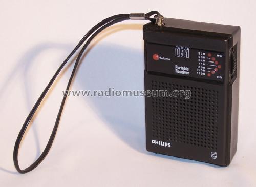 Portable Receiver 091 90AL091 /50E /50L; Philips Radios - (ID = 1648351) Radio