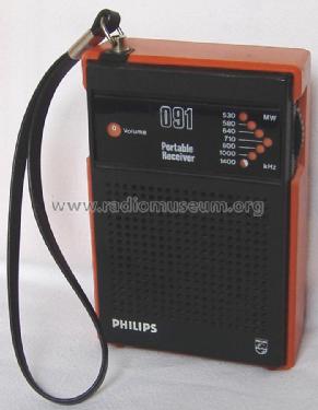 Portable Receiver 091 90AL091 /50E /50L; Philips Radios - (ID = 1691811) Radio