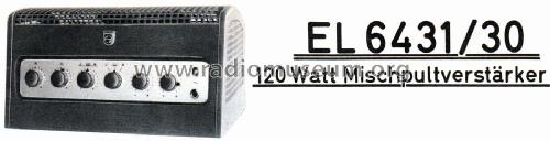 120W-Mischverstärker EL6431; Philips Radios - (ID = 2909971) Ampl/Mixer