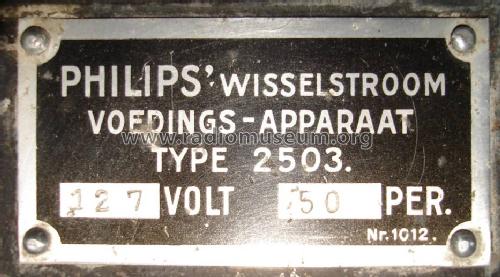 2501; Philips Radios - (ID = 1563757) Radio