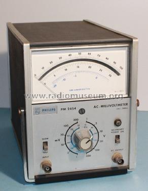 AC-Millivoltmeter PM2454; Philips Radios - (ID = 2631015) Equipment