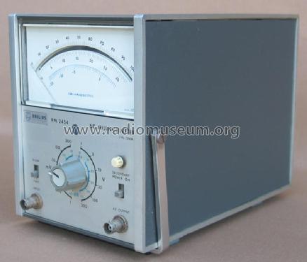 AC-Millivoltmeter PM2454; Philips Radios - (ID = 391593) Equipment