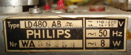 Annette 480 LD480AB; Philips Radios - (ID = 2624629) Radio