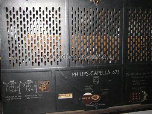 Capella 673 BD673A; Philips Radios - (ID = 811560) Radio