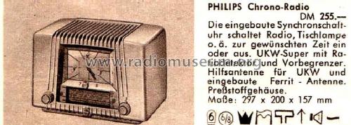 Chrono-Radio-54 L BD332A-L; Philips Radios - (ID = 435160) Radio