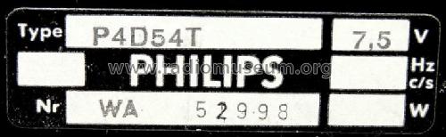 Colette Automatic de Luxe P4D54T; Philips Radios - (ID = 716633) Radio