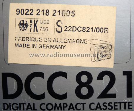 DCC 821 22DC821 /00R; Philips Radios - (ID = 1395237) Car Radio