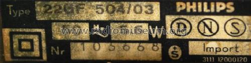Electrophon 22GF504; Philips Radios - (ID = 2072408) R-Player