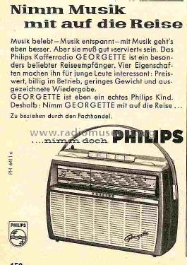 Georgette 302 L3D02T; Philips Radios - (ID = 742637) Radio