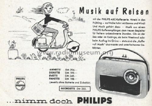 Georgette LD380AB; Philips Radios - (ID = 360977) Radio