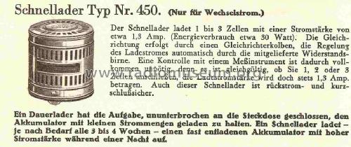 Gleichrichter 450; Philips Radios - (ID = 847943) Aliment.