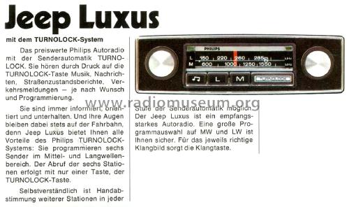 Jeep Luxus 22RN314 /11; Philips Radios - (ID = 2388164) Car Radio