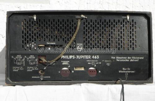 Jupiter 463 BD463A; Philips Radios - (ID = 1068529) Radio