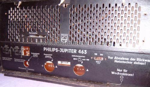 Jupiter 463 BD463A; Philips Radios - (ID = 110859) Radio