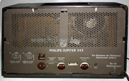 Jupiter 543 BD543A/03; Philips Radios - (ID = 1145432) Radio