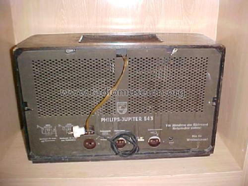 Jupiter 543 BD543A/03; Philips Radios - (ID = 463473) Radio