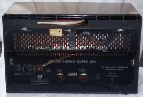 Jupiter-Phono-Super 554 HD554A; Philips Radios - (ID = 2148977) Radio
