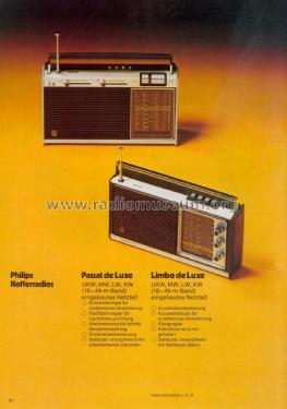 Limbo de Luxe 90RL412/01; Philips Radios - (ID = 2875323) Radio