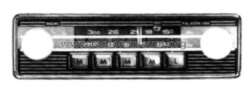 Paladin 484; Philips Radios - (ID = 159880) Car Radio