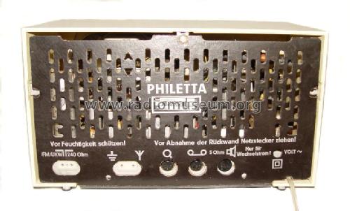 Philetta 12RB263; Philips Radios - (ID = 1068199) Radio
