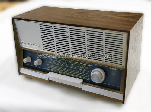 Philetta 12RB263; Philips Radios - (ID = 2264197) Radio
