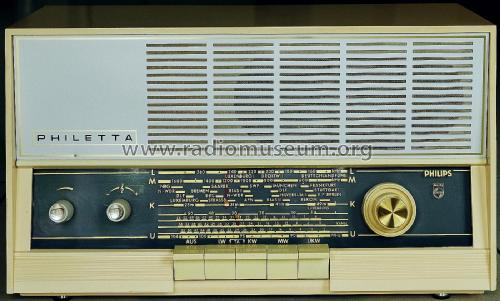 Philetta 12RB263; Philips Radios - (ID = 2783090) Radio