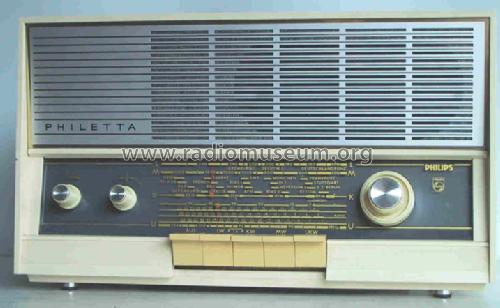 Philetta 12RB263; Philips Radios - (ID = 64577) Radio