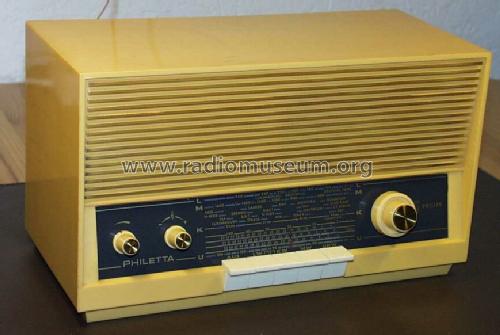 Philetta 12RB273; Philips Radios - (ID = 39321) Radio