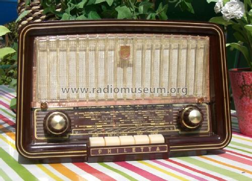 Philetta 203 B2D03A; Philips Radios - (ID = 1645892) Radio