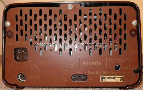 Philetta 203 B2D03A; Philips Radios - (ID = 2411614) Radio