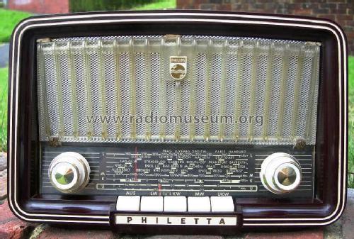 Philetta 244 BD244U; Philips Radios - (ID = 363525) Radio