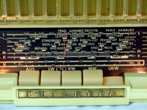 Philetta 244 BD244U; Philips Radios - (ID = 665551) Radio