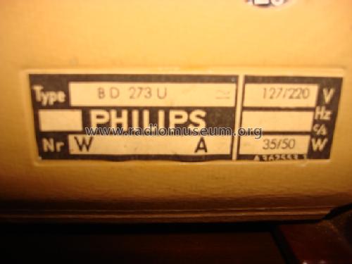 Philetta 273 BD273U; Philips Radios - (ID = 327881) Radio