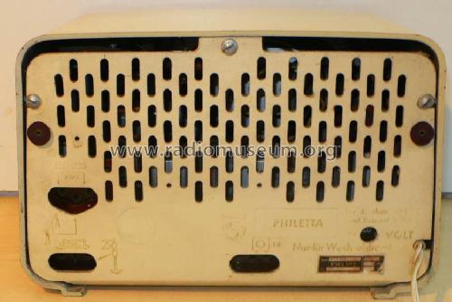 Philetta B2D93A; Philips Radios - (ID = 240333) Radio
