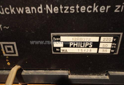 Philetta SL 12RB372; Philips Radios - (ID = 1004160) Radio