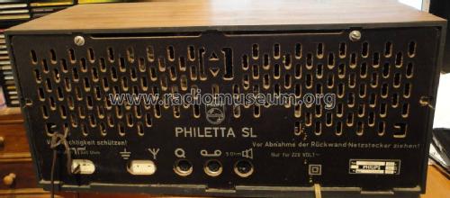 Philetta SL 12RB372; Philips Radios - (ID = 1004166) Radio