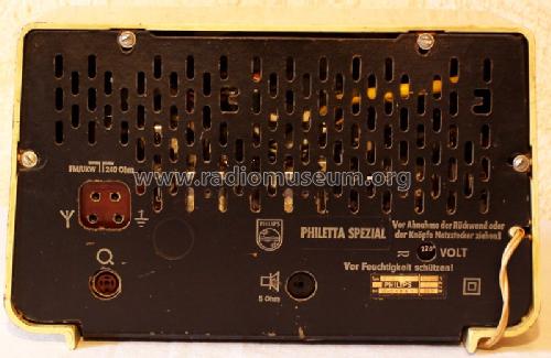Philetta Spezial B2D14U; Philips Radios - (ID = 1389193) Radio
