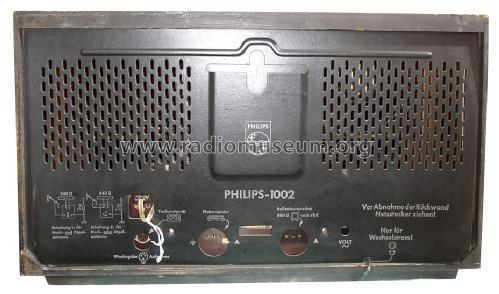Philips 1002 BD583A; Philips Radios - (ID = 1017100) Radio