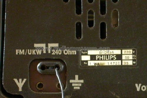 Philitina B1D43A; Philips Radios - (ID = 320171) Radio