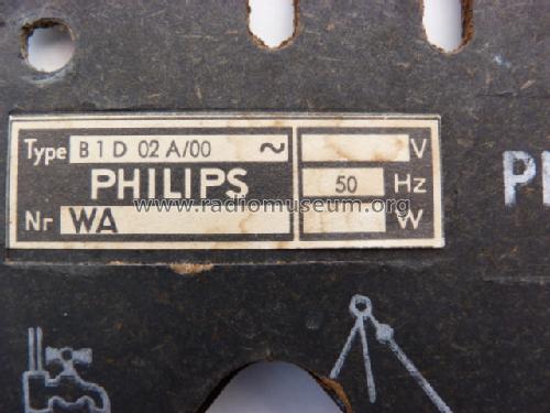 Philitina II B1D02A/00; Philips Radios - (ID = 1049532) Radio