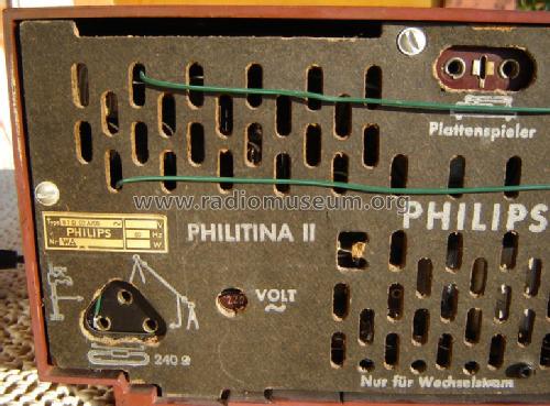 Philitina II B1D02A/00; Philips Radios - (ID = 1065167) Radio