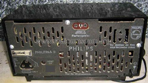 Philitina II B1D02A/00; Philips Radios - (ID = 1069008) Radio
