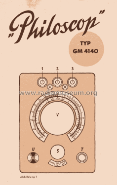 Philoscop GM4140; Philips Radios - (ID = 2465445) Equipment