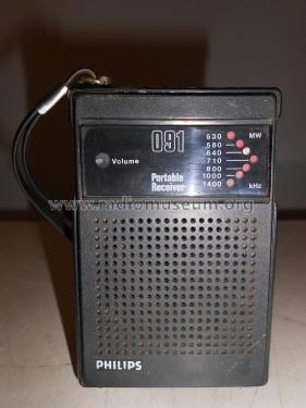 Portable Receiver 091 90AL091 /50E /50L; Philips Radios - (ID = 2337833) Radio