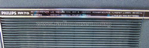 Radio Recorder Automatic de Luxe RR70 22RR700; Philips Radios - (ID = 2386253) Radio